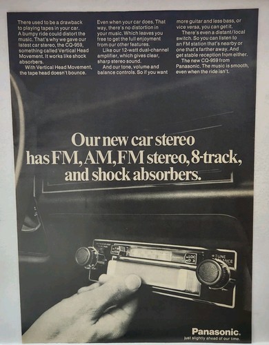 1973 panasonic car stereo - 1973, am