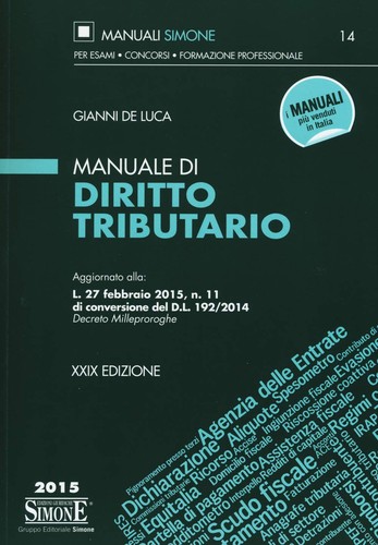Manuale diritto tributario - diritto,