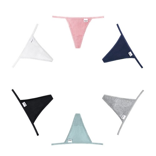 Tanga cotone blu - scuro, t