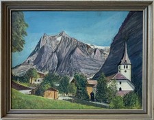 Dipinto A Olio Paesaggio Nelle