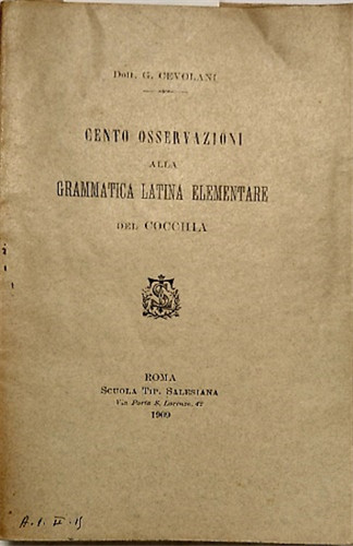 Cevolani cento - -,