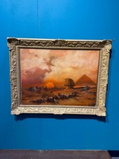Dipinto olio su tela Piramidi
