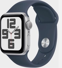 Apple Watch SE 2022 44mm Blu Scuro Smartwatch Unisex 32GB OLED GPS NFC watchOS