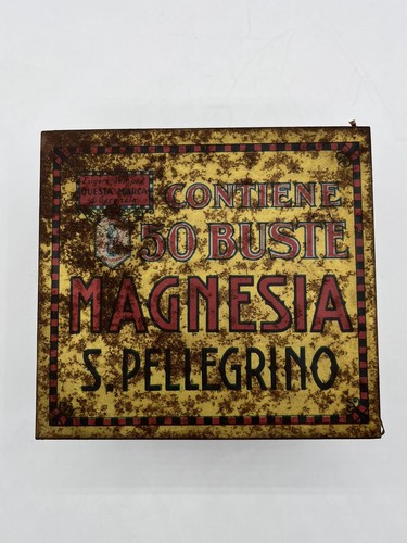 Scatola latta magnesia - scatola,