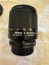 Nikon AF 80-200mm F 1:4.5 5.6 D obiettivo 