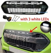 Per Ford Transit Griglia Personalizzata 2018-2023 Stile Raptor Griglia Anteriore Superiore con 3LED