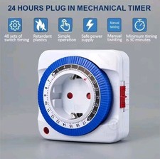 timer orologio meccanico spina