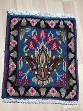 Tappeto, Tappetino Kirman Lana 0,30 X 0,30 = 0,09 Nuovo 