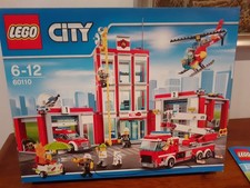 LEGO  CITY 60110  Caserma Dei Pompieri  Anno 2016 Usato  Con Istruzioni