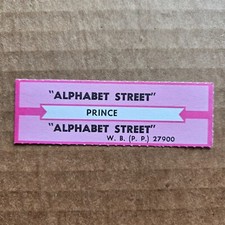 PRINCE Alphabet Street JUKEBOX STRIP Record 45 rpm 7"