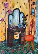 Toeletta originale dipinto