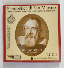 2 euro San Marino 2005 Galilei nel folder originale