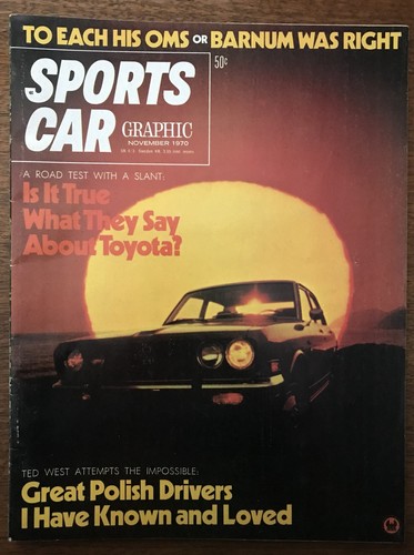 Sports car graphic magazine - graphic,