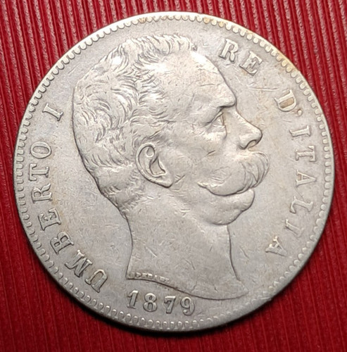 Lire 1879 roma umberto i - 1879,