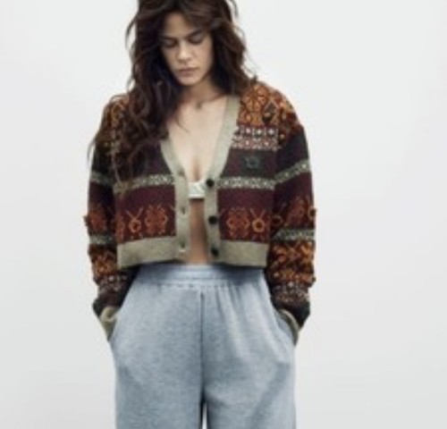 Zara raro cardigan retrò