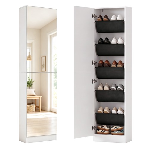 Homcom scarpiera specchio - homcom,