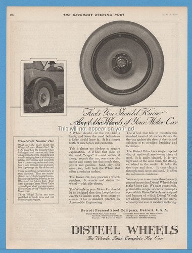 1920 detroit acciaio pressato - detroit,