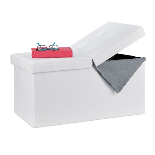 Relaxdays contenitore pouf - relaxdays,