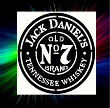 JD Tennessee WHISKEY VECCHIO N. AEROGRAFO, PITTURA, STENCIL 7 BARILI ROTONDI 