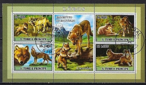 Animali lupi saint - thomas, e