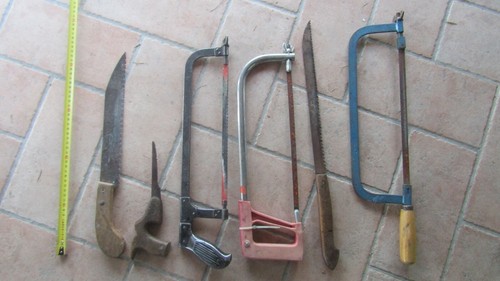 Lotto seghe legno ferro - lotto,