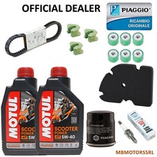 KIT TAGLIANDO PIAGGIO VESPA GTS 250 OLIO MOTUL 5W40 CANDELA CINGHIA FILTRI
