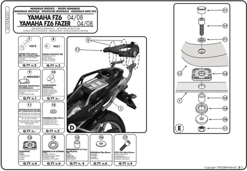 Kz351 kappa attacco - attacco, bauletto