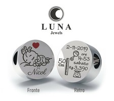 Regalo NASCITA charm da