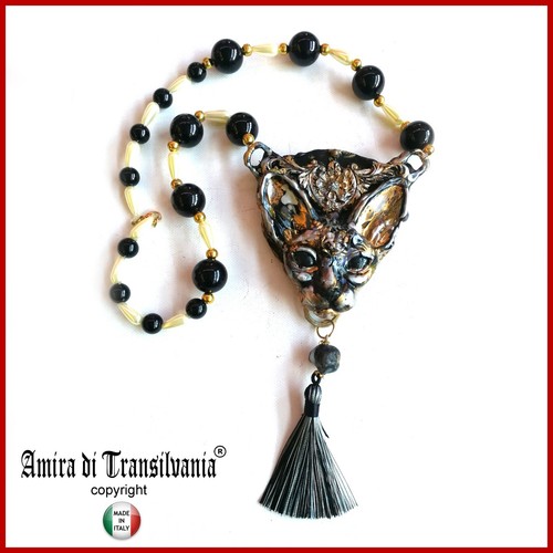 Gatto sphynx pendente gioiello - sphynx,