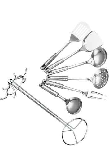 Utensili 7pz acciaio inox - utensili,