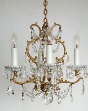 Lampadario PALWA in ottone cristallo al piombo di altissima qualità, lampadario 4 luci