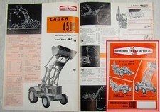 Brochure Bendini Frascaroli BENFRA 4502 4302 Caricamento frontale del 1967