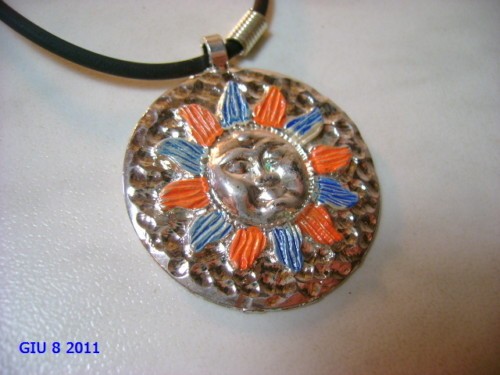 Ciondolo sole nichel - ,