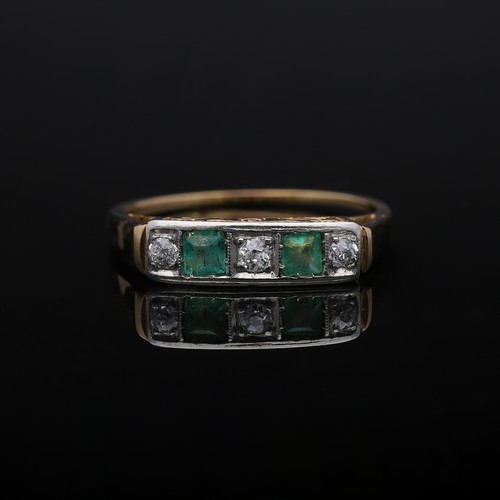 Anello antico diamanti