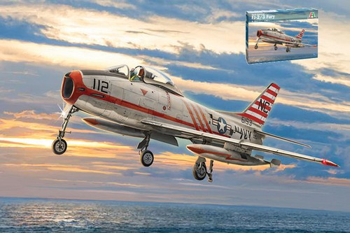 Italeri north american - north, fj