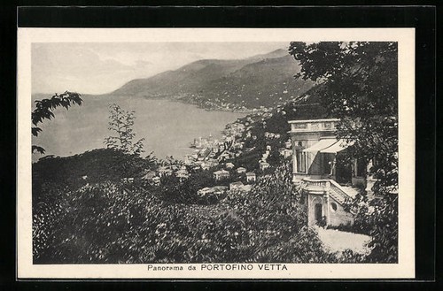 Cartolina portofino vetta - portofino,