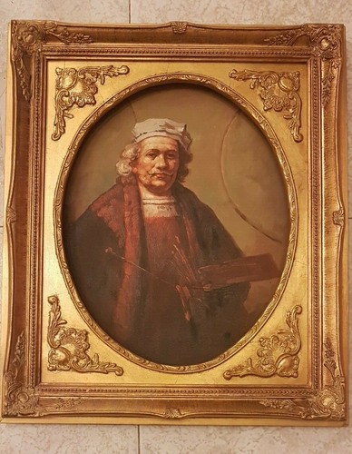 Quadro dipinto mano dame - dipinto, a