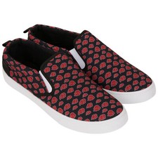 Scarpe slip-on Naruto Akatsuki stampa nuvola nere