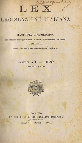 Lex legislazione italiana - legislazione,