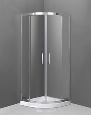 Box doccia cabina semicircolare 80x80 trasparente 6mm h195