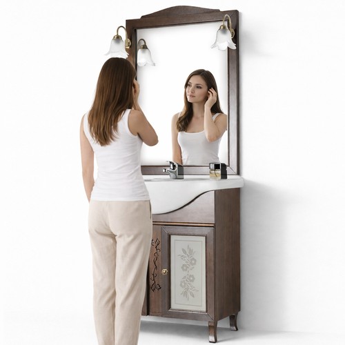 Mobile bagno noce completo - mobile, da