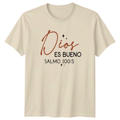 Shirt dios bueno salmo - t-shirt, es