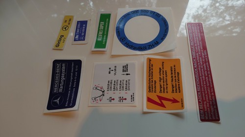 Kit adesivi mercedes 190e - adesivi,