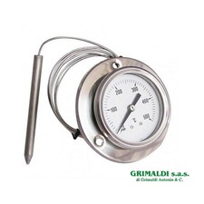 TERMOMETRO FORNO LEGNA BARBECUE 500° UNIVERSALE SONDA FLESSIBILE CM 160