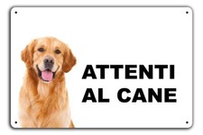 Cartello Attenti al Cane in