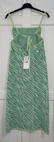 Abito midi zara verde - midi, stampa