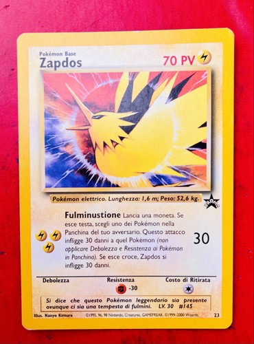 Lotto carte pokemon zapdos - lotto,