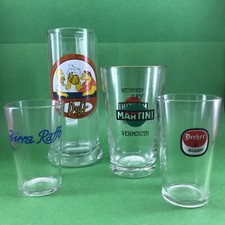 Simpson boccale birra Duff Matt Groening +Martini + Dreher + Raffo. Tot 4 pezzi.