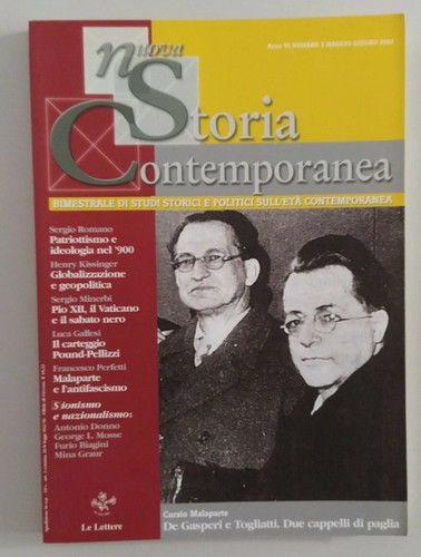 Nuova storia contemporanea - storia,