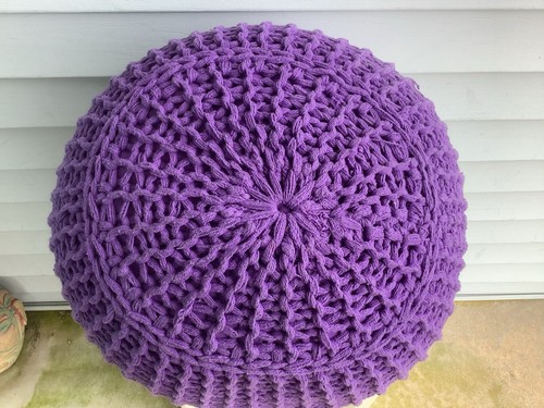 Palla pouf grande viola - palla,